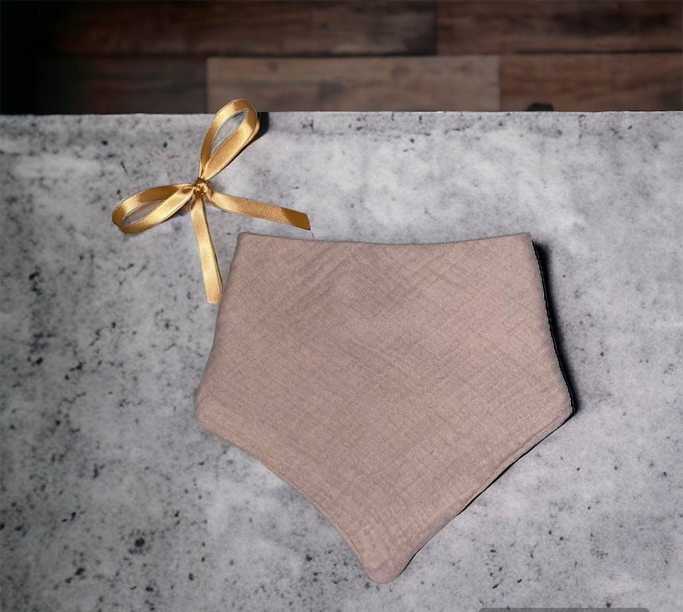Bandana Bib - Beige