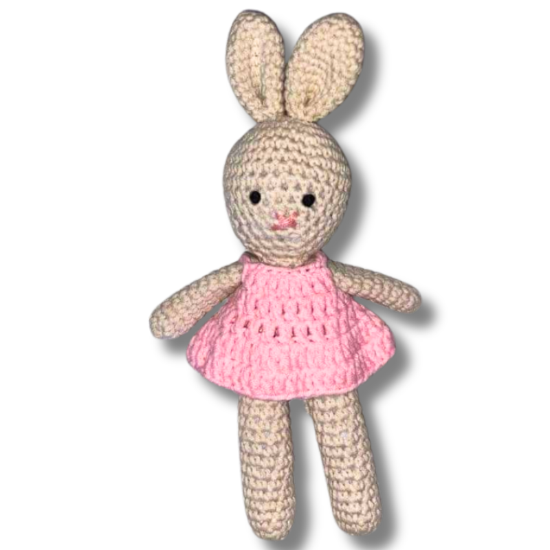 Amigurumi Crochet Dolls - Pink Bunny