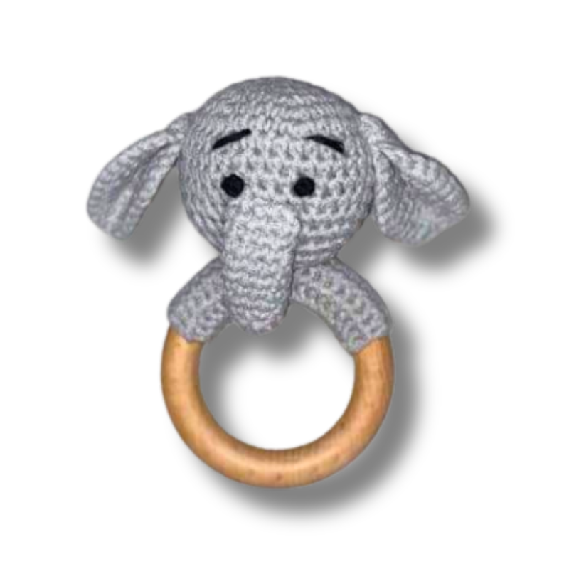 Amigurumi Crochet Rattles - Elephant