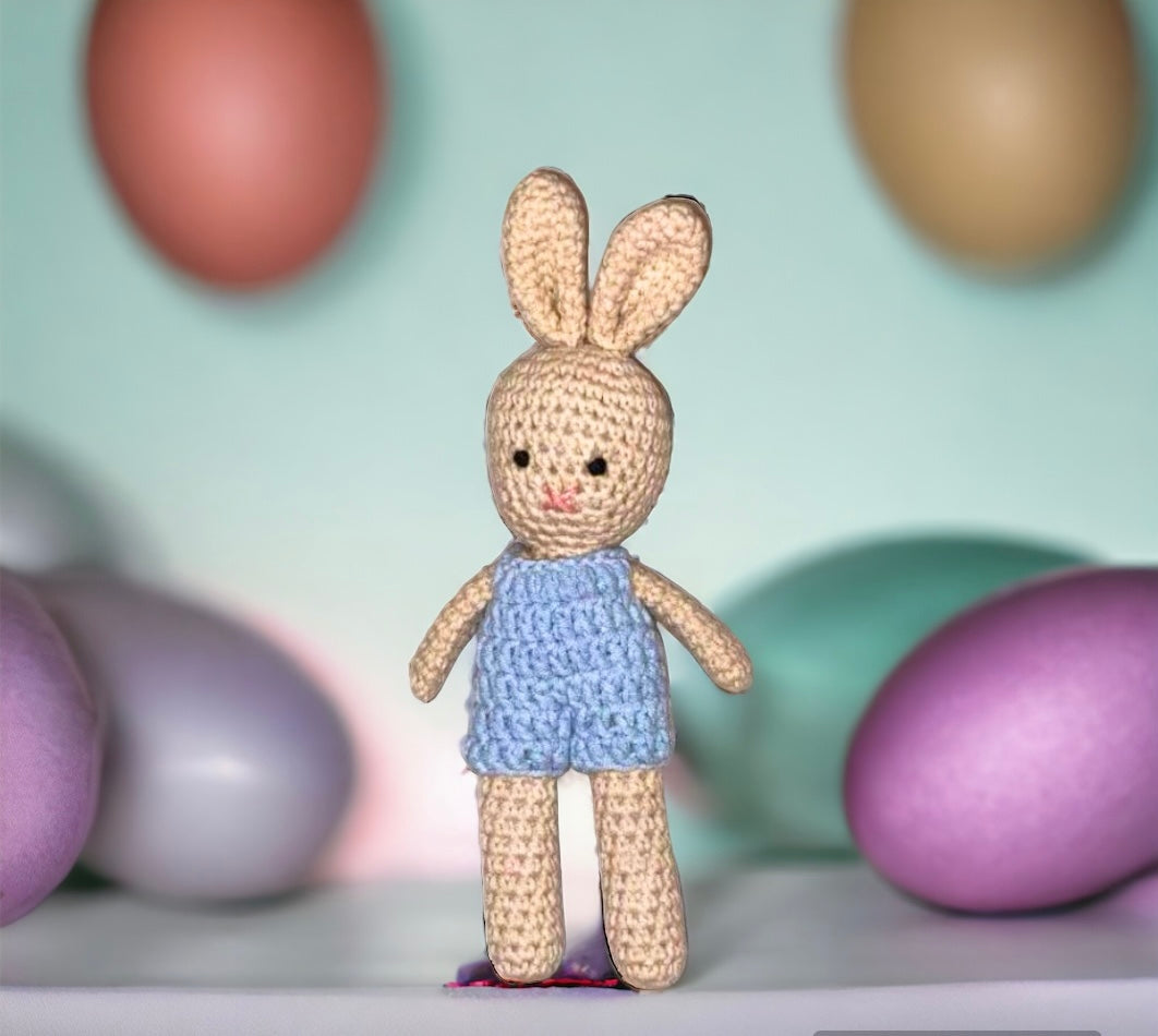 Amigurumi Crochet Dolls - Blue Bunny