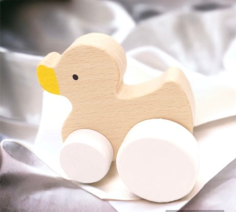 Wooden Push Toy - Duck