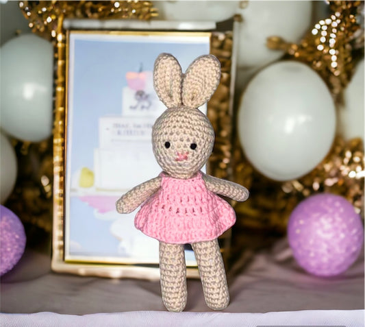 Amigurumi Crochet Dolls - Pink Bunny