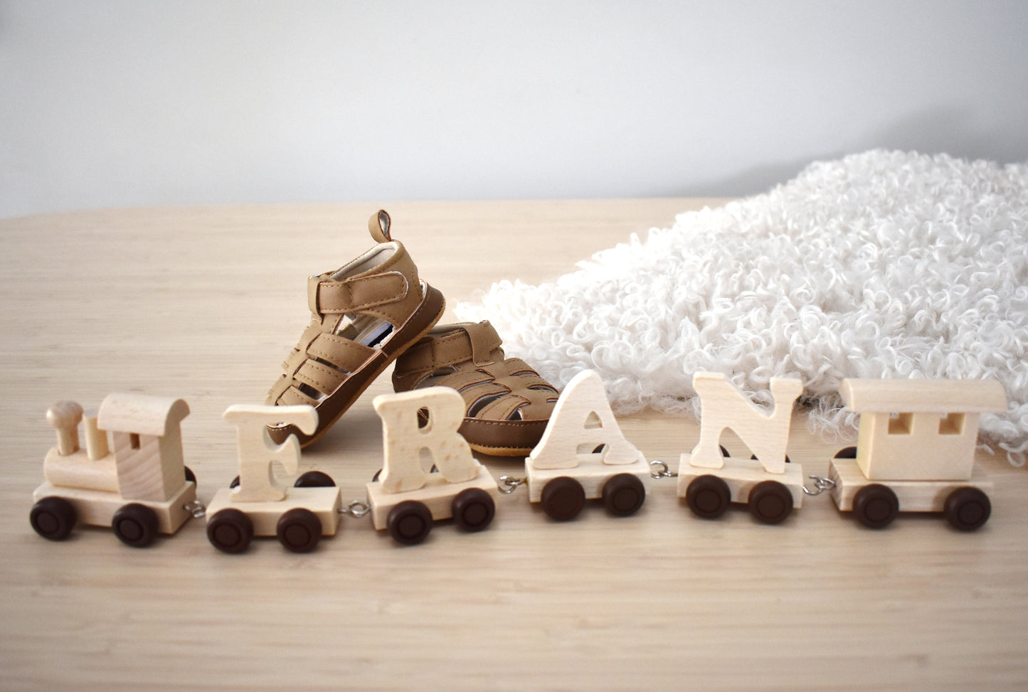 Wooden Alphabet Name Train