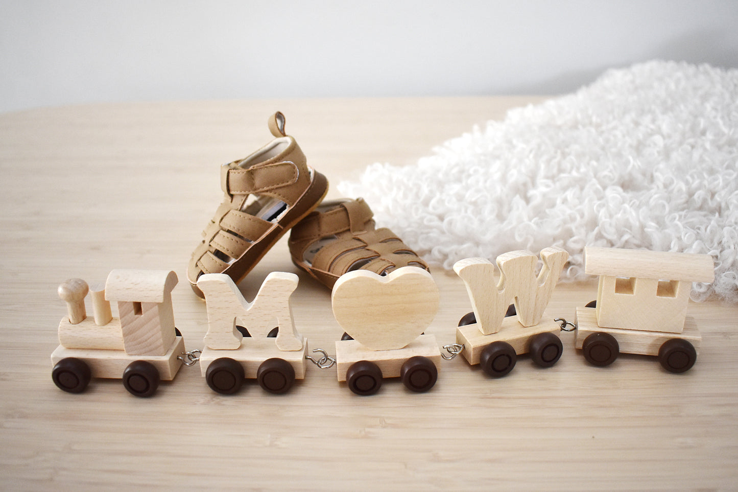 Wooden Alphabet Name Train