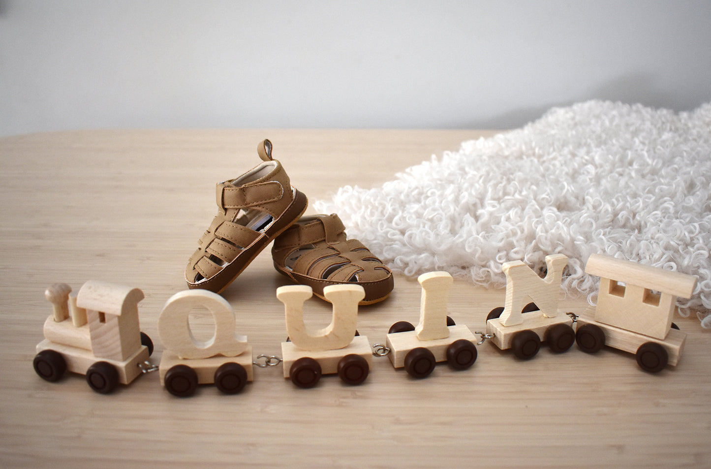 Wooden Alphabet Name Train