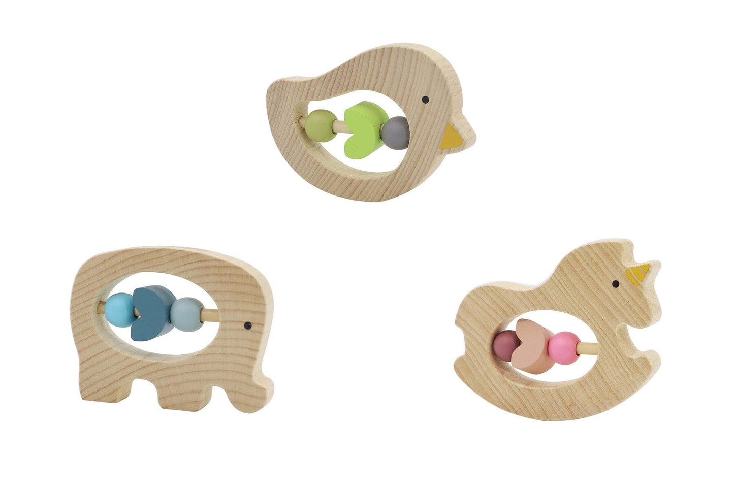 Wooden Rattle - Unicorn