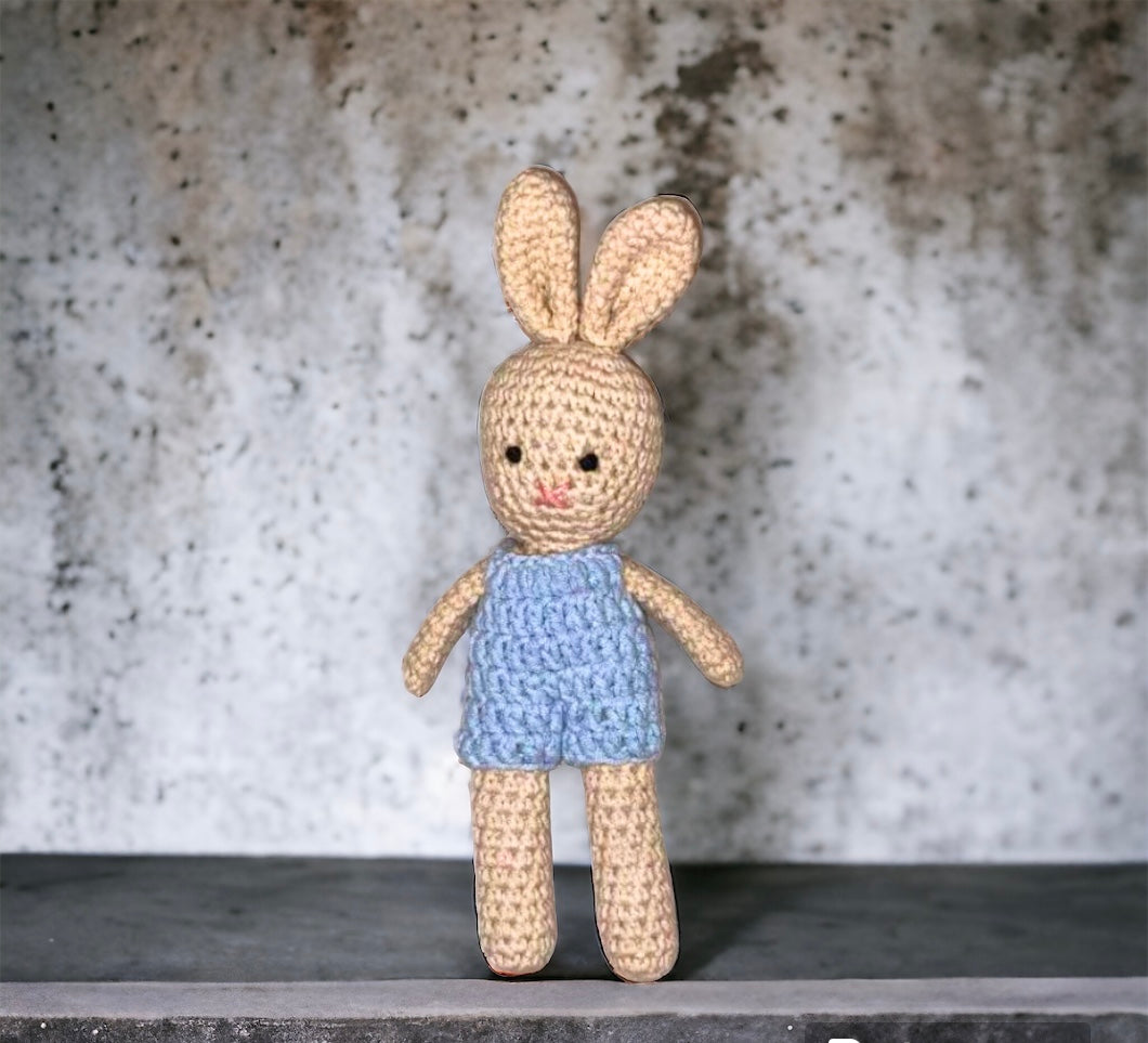 Amigurumi Crochet Dolls - Blue Bunny