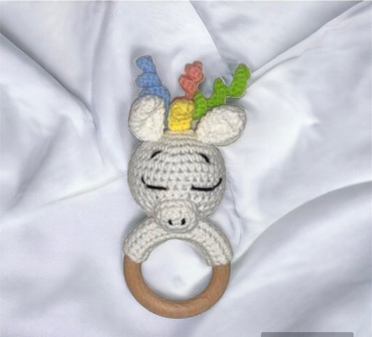 Amigurumi Crochet Rattles - Unicorn