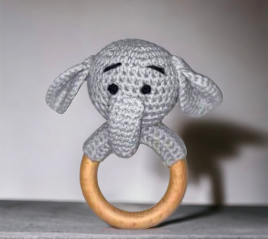 Amigurumi Crochet Rattles - Elephant