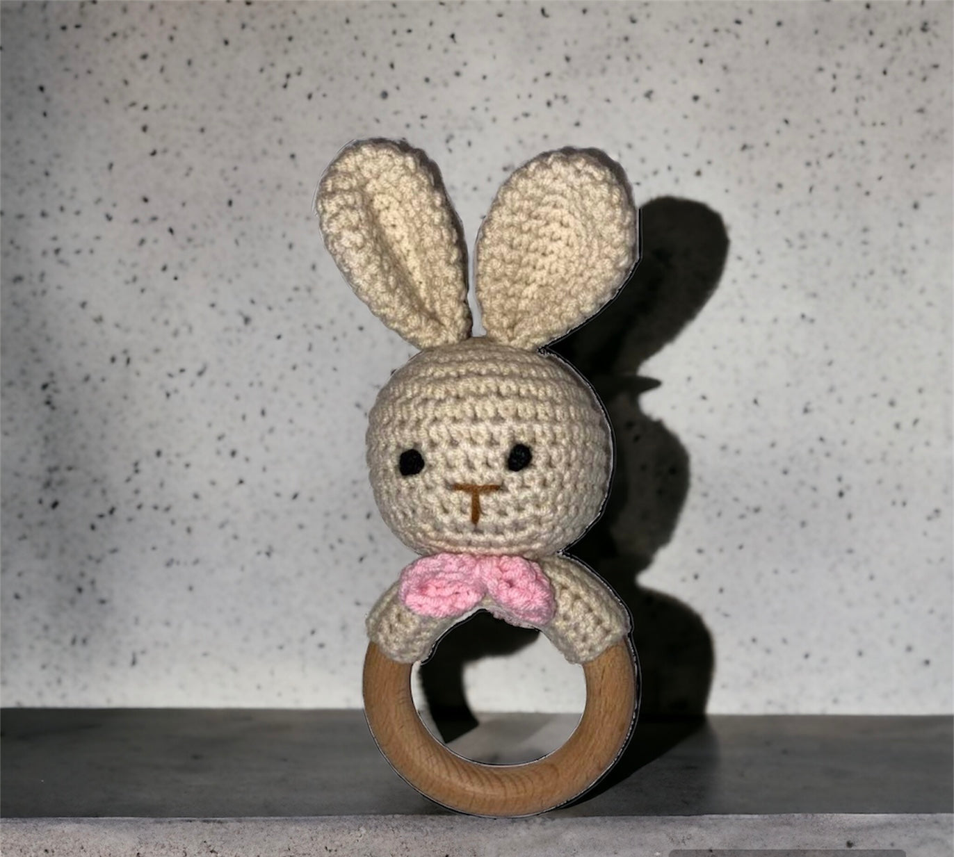 Amigurumi Crochet Rattles - Pink Bunny