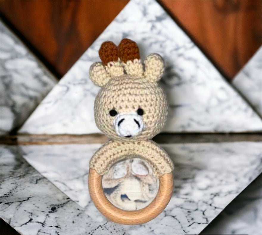 Amigurumi Crochet Rattles - Giraffe