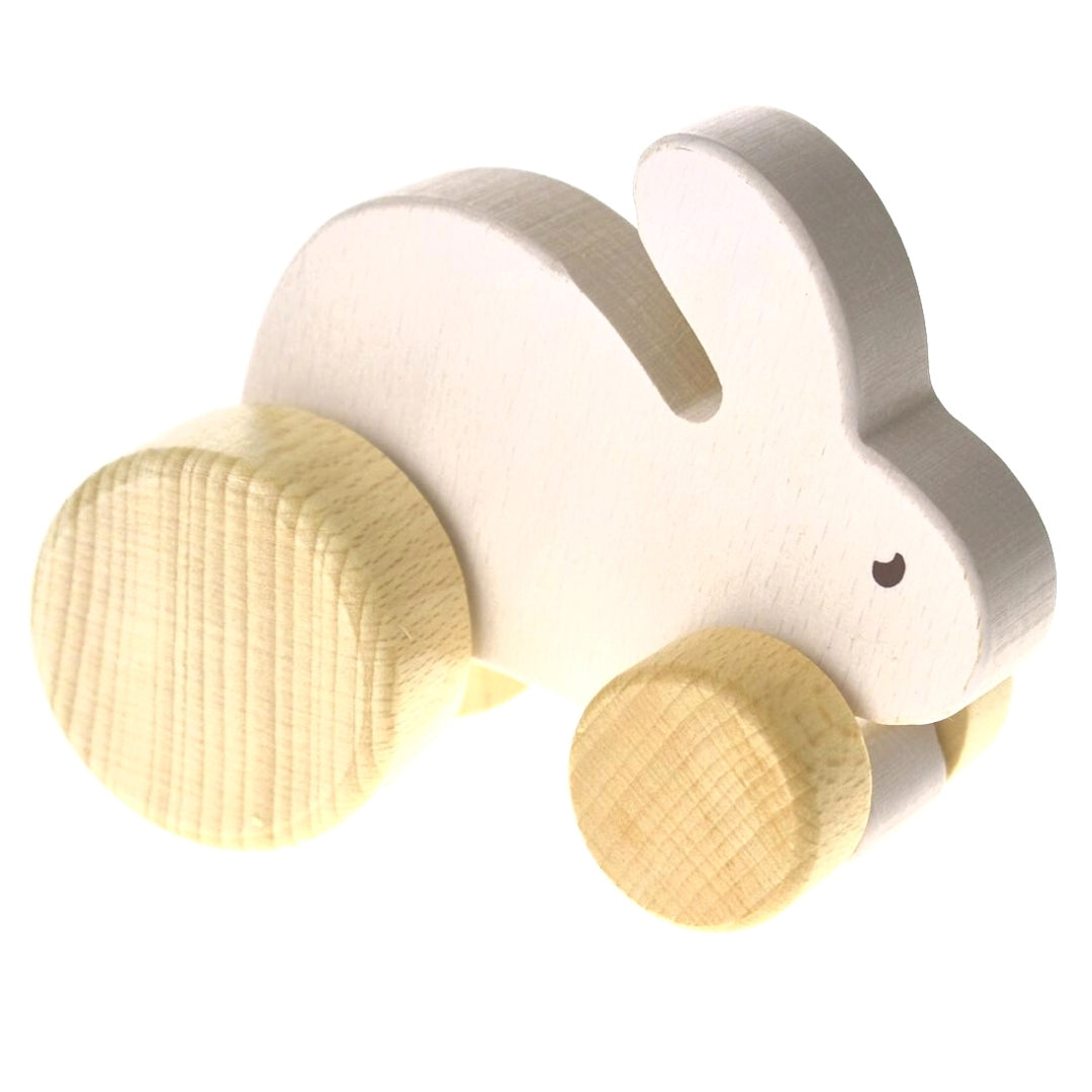 Wooden Push Toy - Bunny