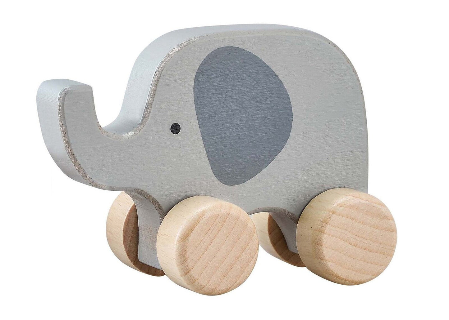 Wooden Push Toy - Elephant